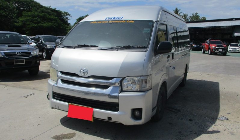 2012 – TOYOTA 2WD 2.5 MT COMMUTER SILVER – 4890 full