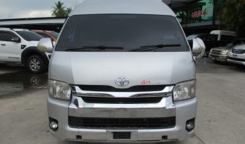 2012 – TOYOTA 2WD 2.5 MT COMMUTER SILVER – 4751 full